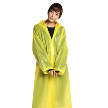 Load image into Gallery viewer, Women Raincoat Men Black Rain Clothes covers Impermeable Rainwear Capa de chuva chubasquero Poncho Waterproof Hooded Rain Coat