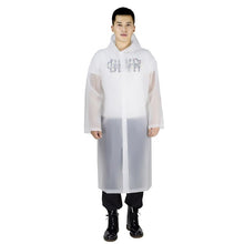 Load image into Gallery viewer, Women Raincoat Men Black Rain Clothes covers Impermeable Rainwear Capa de chuva chubasquero Poncho Waterproof Hooded Rain Coat