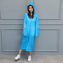 Load image into Gallery viewer, FGHGF Fashion EVA Women Raincoat Thickened Waterproof Rain Coat Women Clear Transparent Camping Waterproof Rainwear Suit
